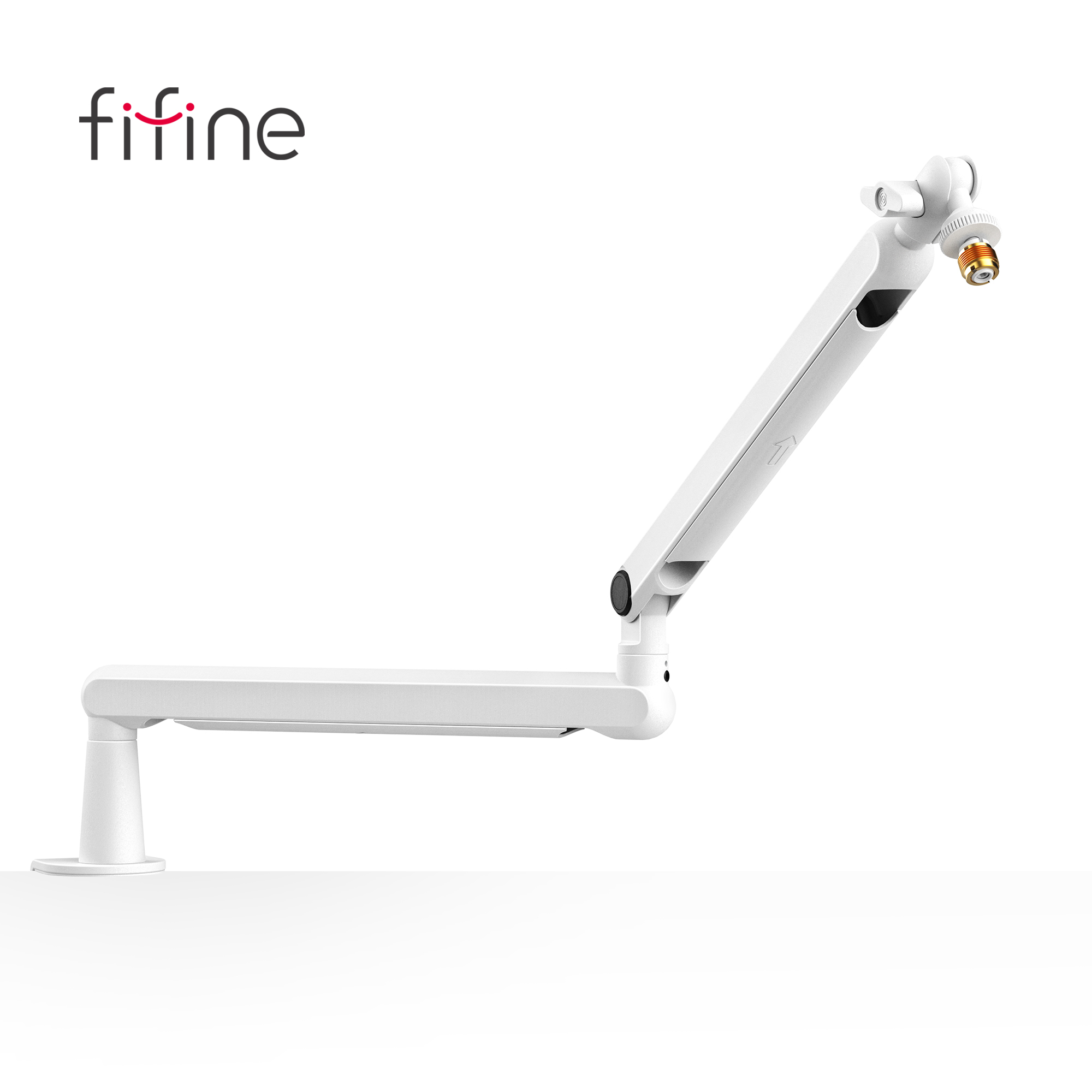Gaming Desk With Hutch - Рычаг микрофона FIFINE, регулируемый низкопрофильный кронштейн