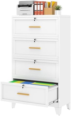 File Cabinet Lateral - Металлический шкаф для документов с 4