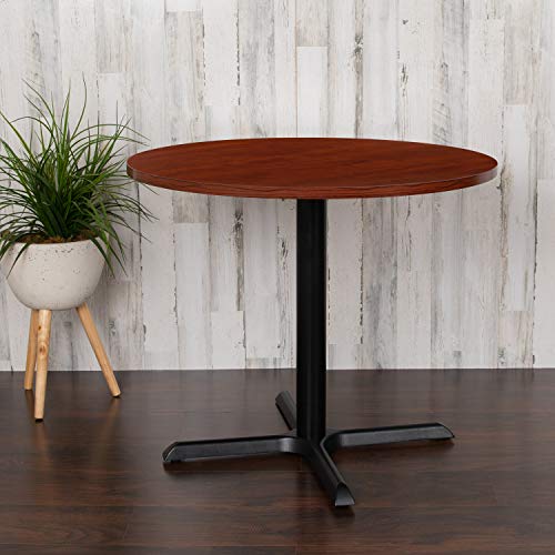 Conference Table Round - Круглый конференц-стол из красного дерева, 36