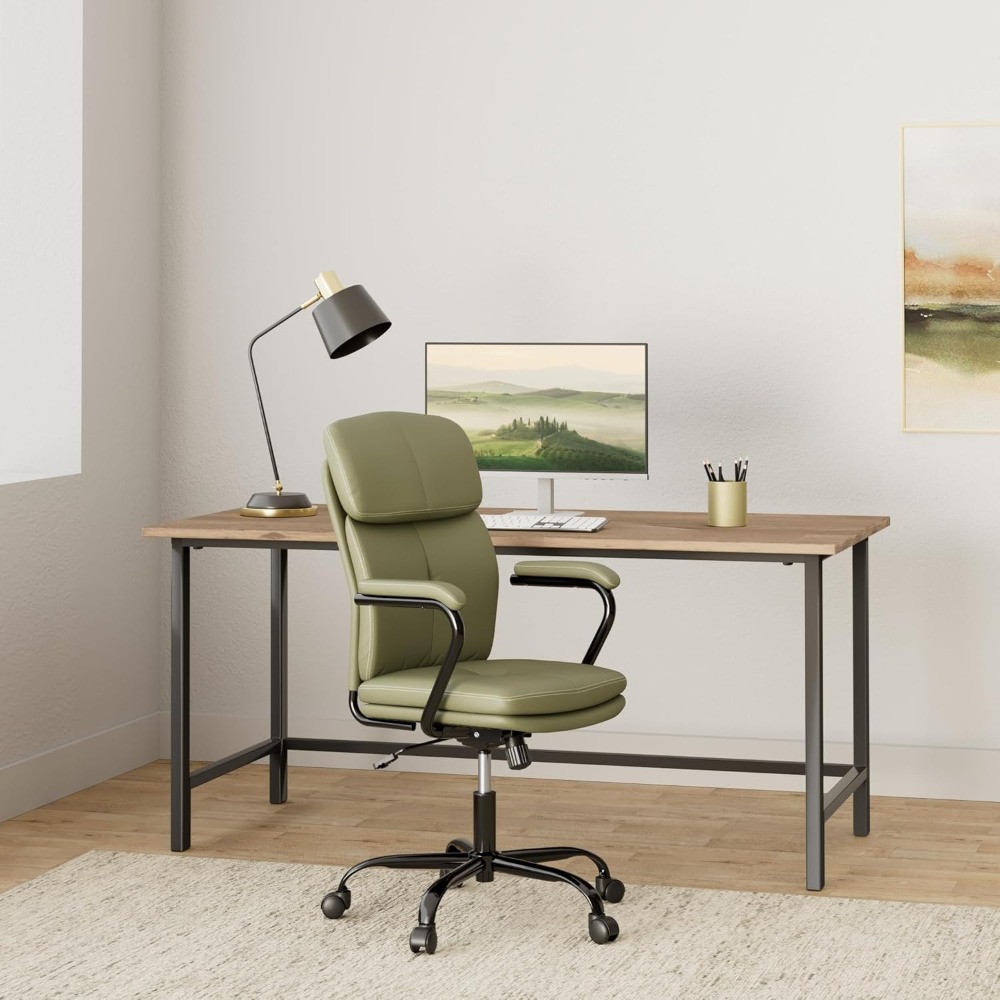 Task Chair Mid Back - Регулируемое вращающееся компьютерное кресло-качалка с подлокотниками