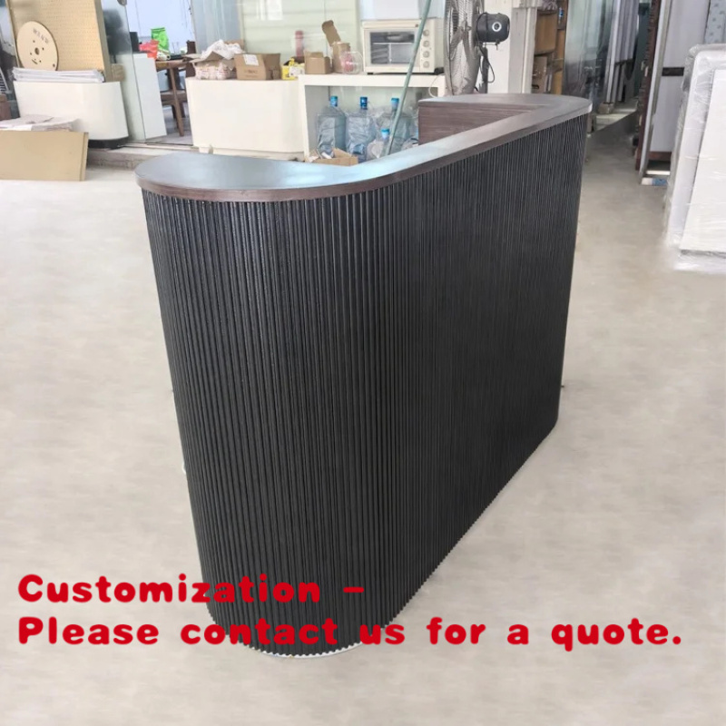 Reception Desk Counter - Современная стойка ресепшн из МДФ с