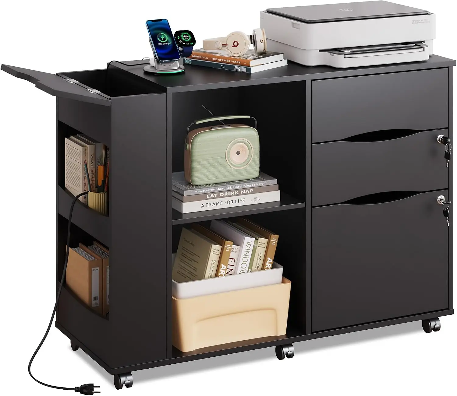 Шкаф для документов с замком,  – обзор и цена File Cabinet Lateral