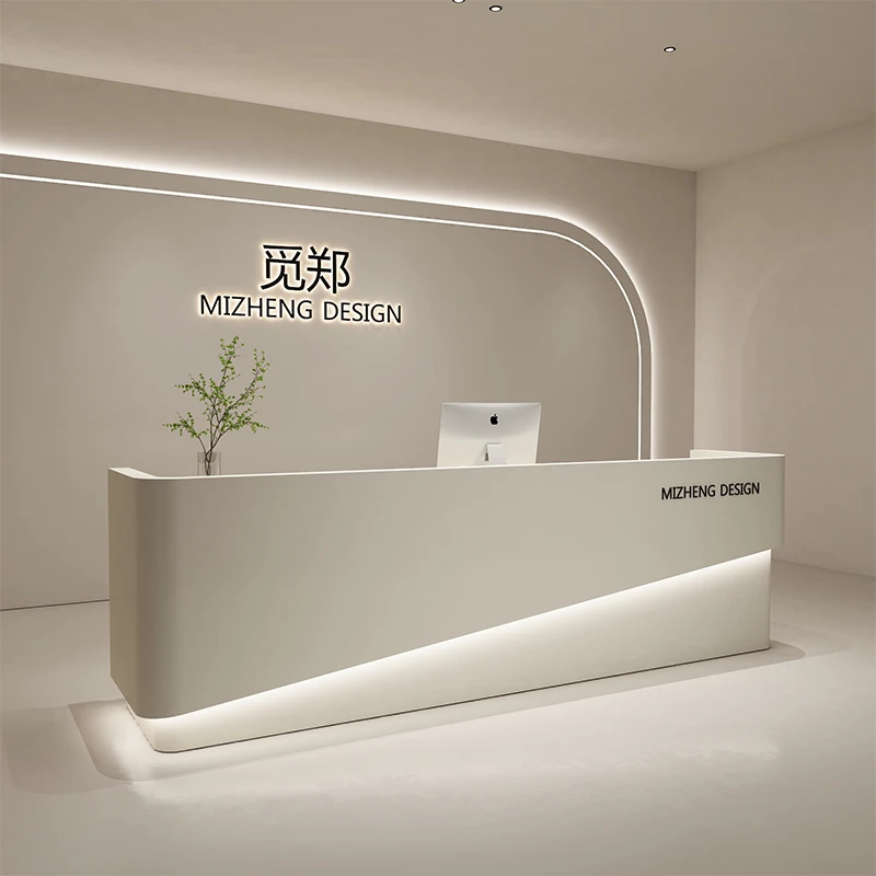Современная простая стойка рес – обзор и цена Reception Desk Counter