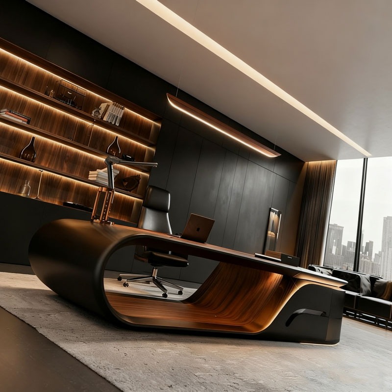 Роскошный современный L-образн – обзор и цена Office Furniture Manufacturers