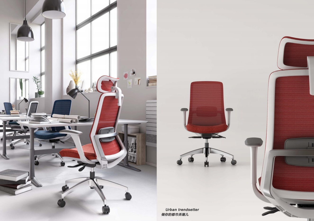 Офисное кресло с эргономичной  – обзор и цена Task Chair Mid Back