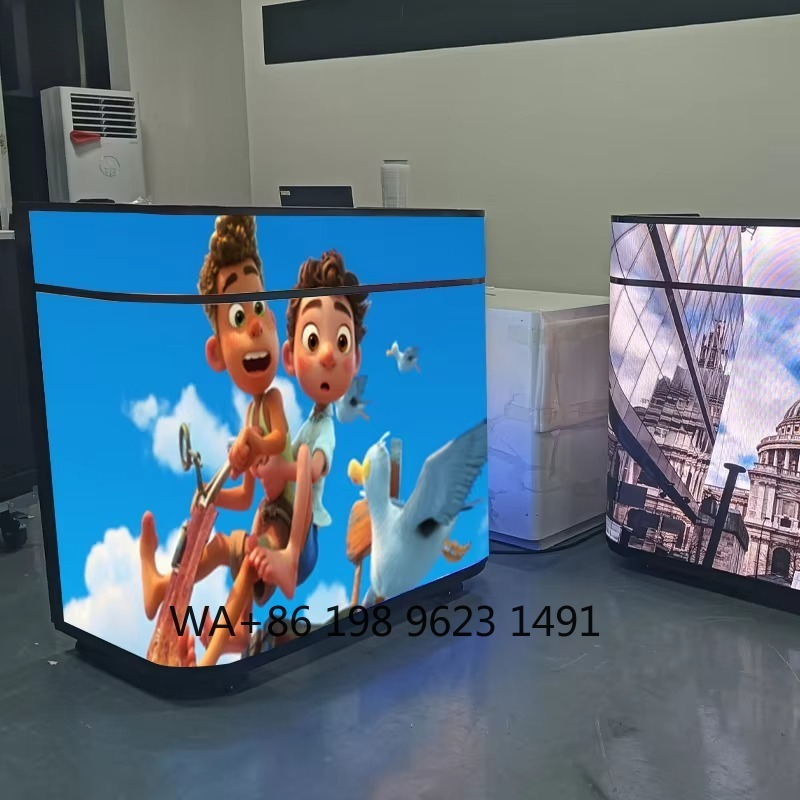 Новый динамический видеоэкран  – обзор и цена Reception Desk Counter