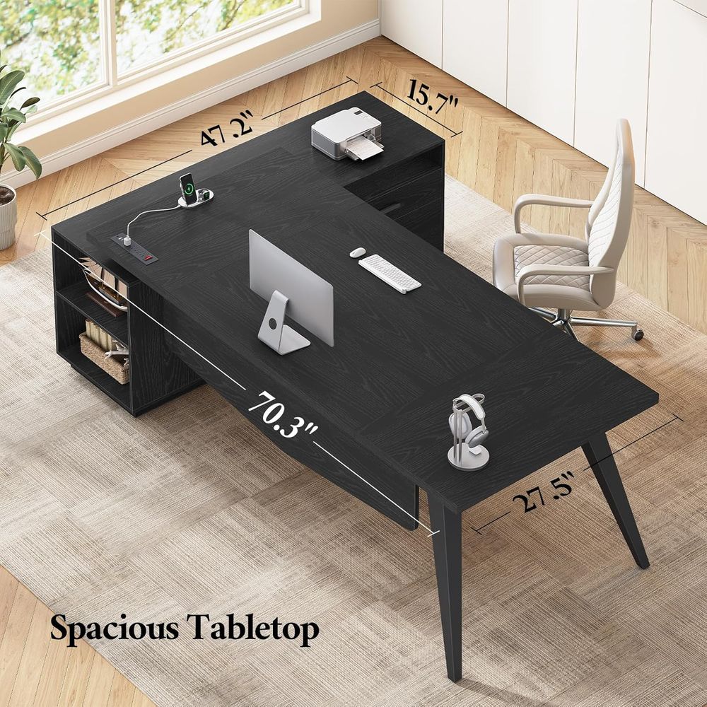 L-образный офисный стол 70.3 с – обзор и цена Office Furniture Outlet