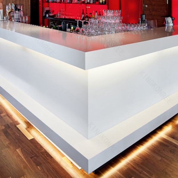 Прозрачная светодиодная барная – обзор и цена Reception Desk Counter