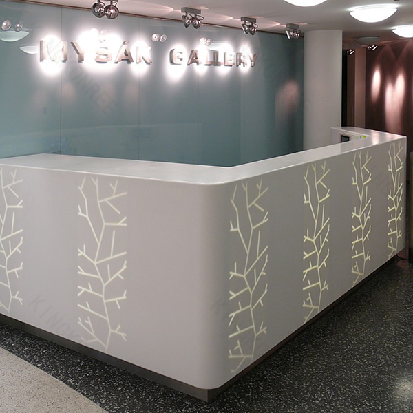 Прозрачная светодиодная барная – обзор и цена Reception Desk Counter