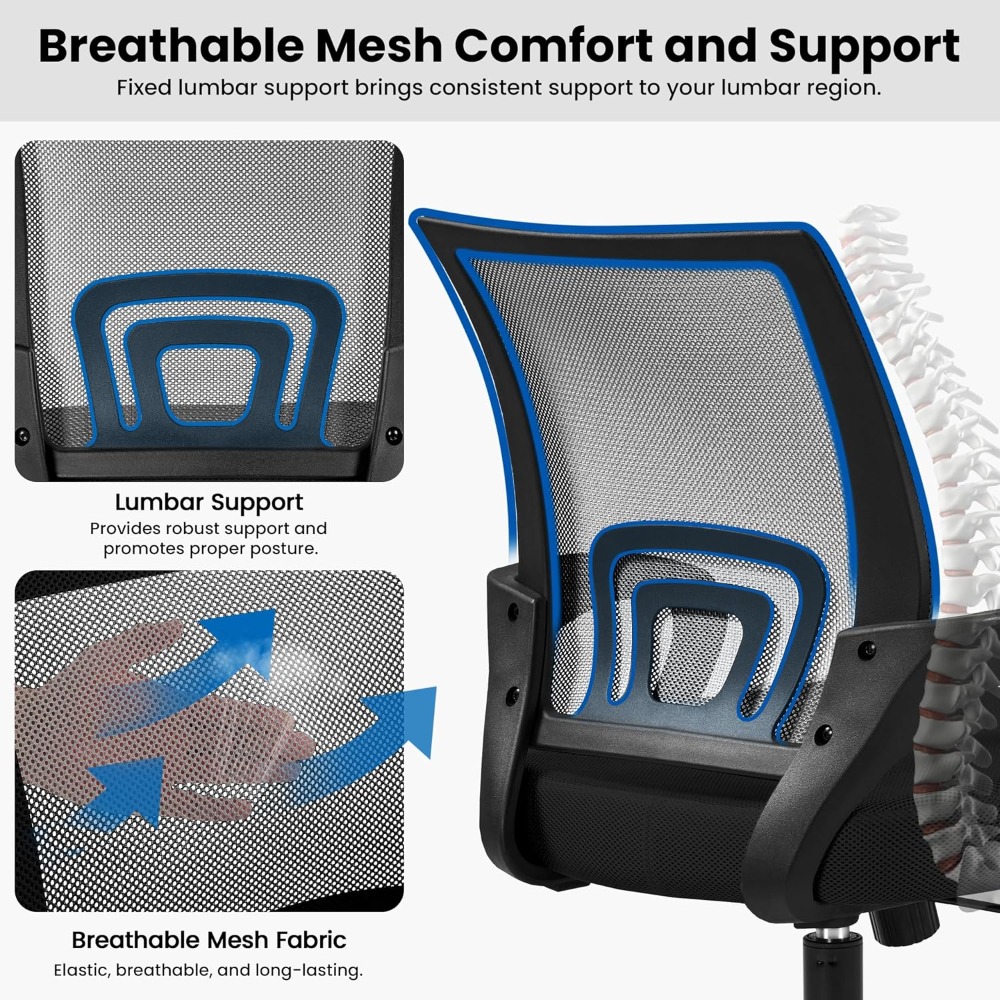 Эргономичное офисное кресло со – обзор и цена Task Chair Mid Back