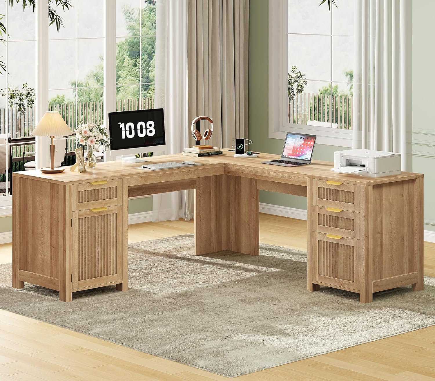 59-дюймовый угловой письменный – обзор и цена Office Furniture Outlet