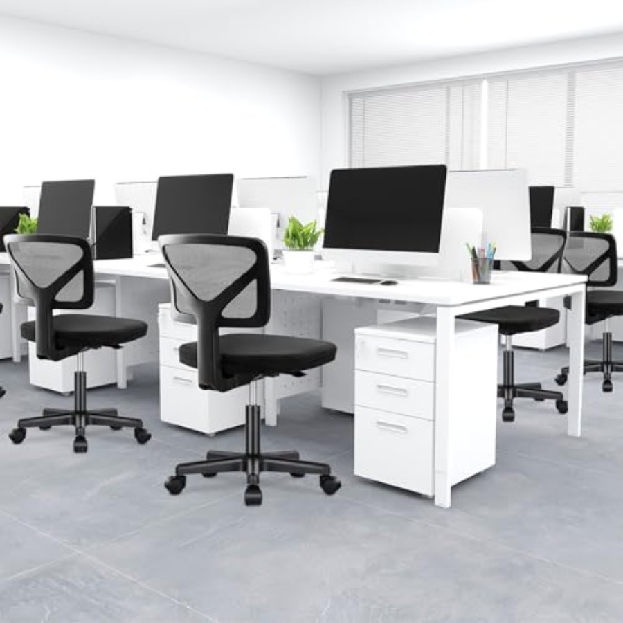 Маленький офисный стул без под – обзор и цена Task Chair Mid Back