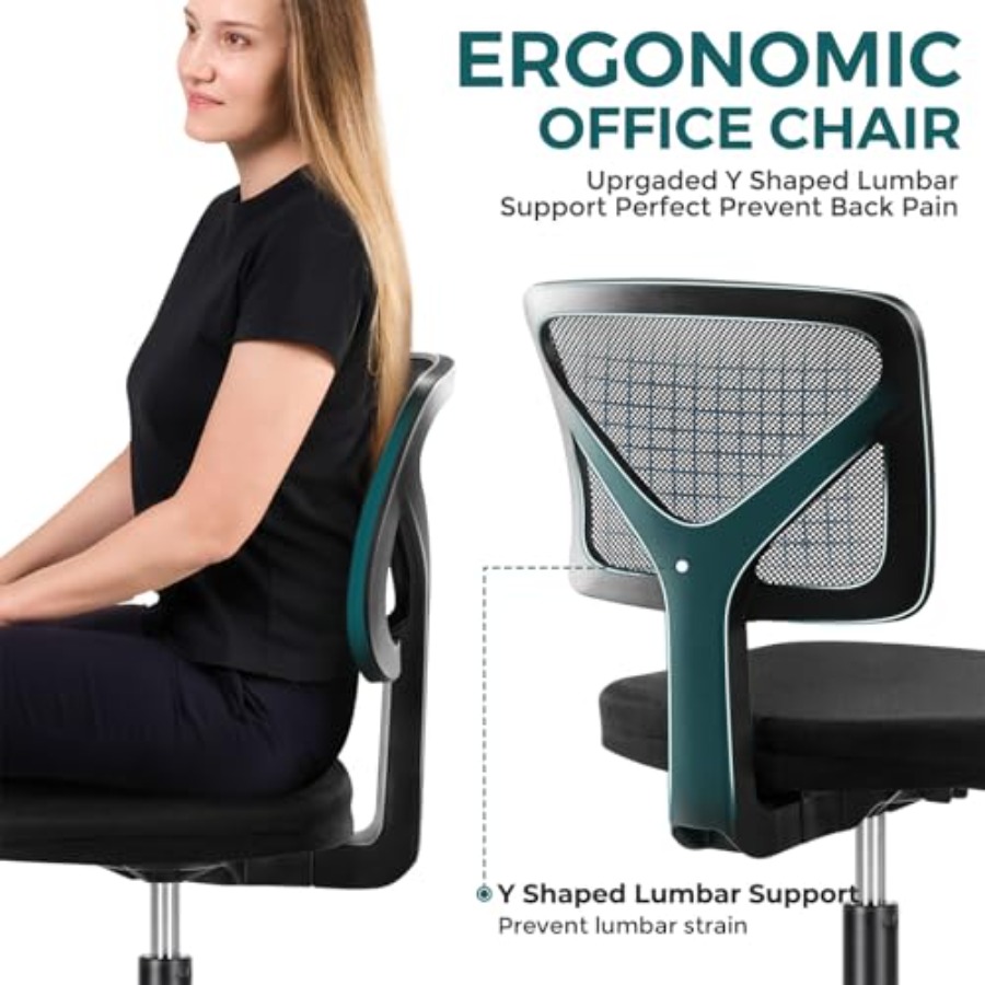 Маленький офисный стул без под – обзор и цена Task Chair Mid Back