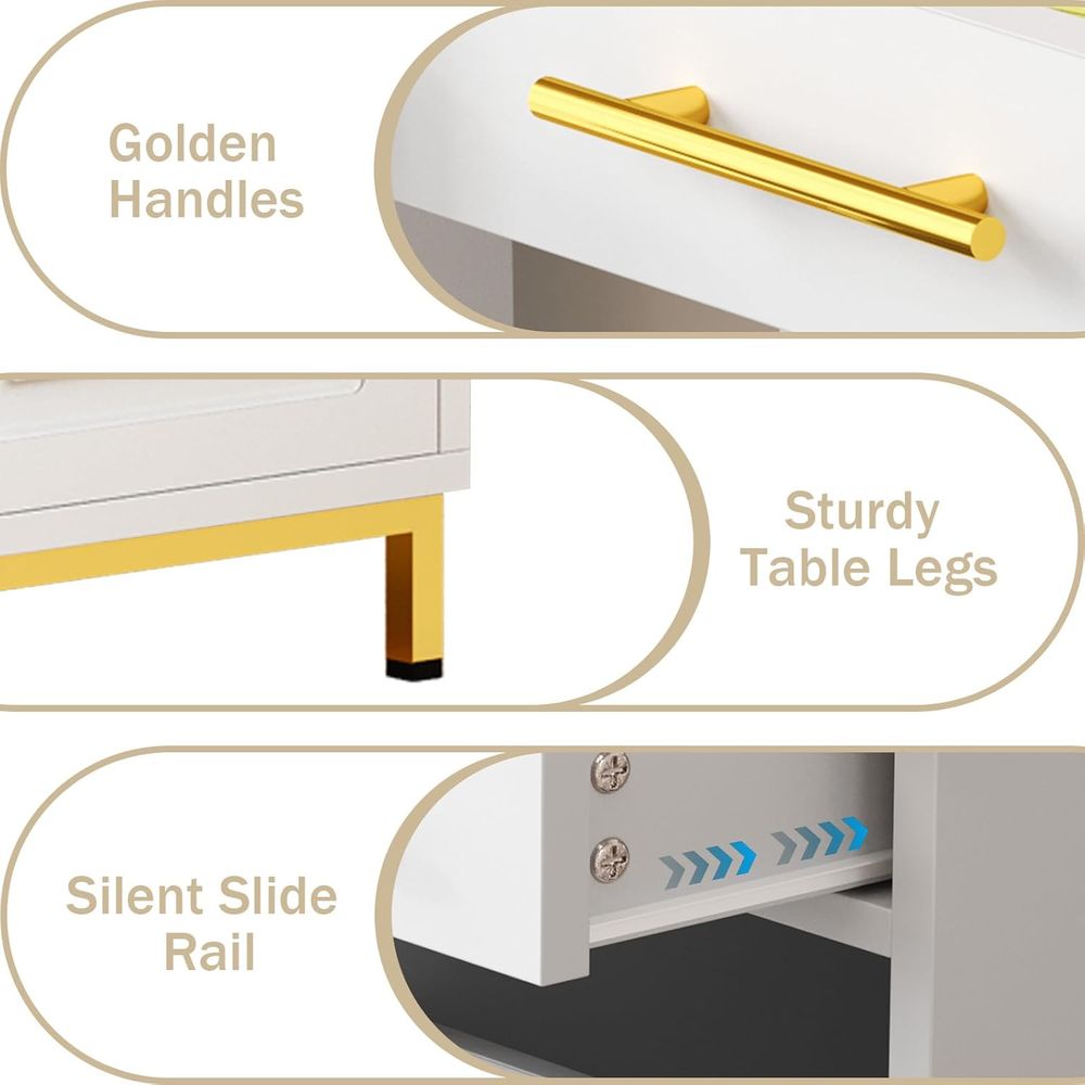 Белый компьютерный стол с ящик – обзор и цена Office Furniture Outlet